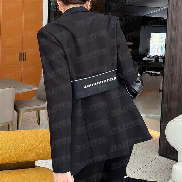 

letters webbing suit jackets for women black blazer designers coats clothing high grade ladies outerwear