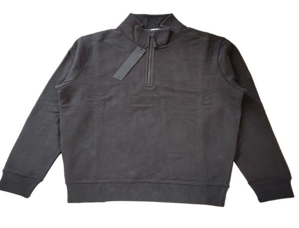 

classical design sweatshirt stand collar streetwear jogger pullover9391709, Black