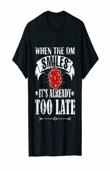 

men039s tshirts black dnd when dm game master s tablerpg shirt us mens trend 2021 breathable tee8818671, White;black