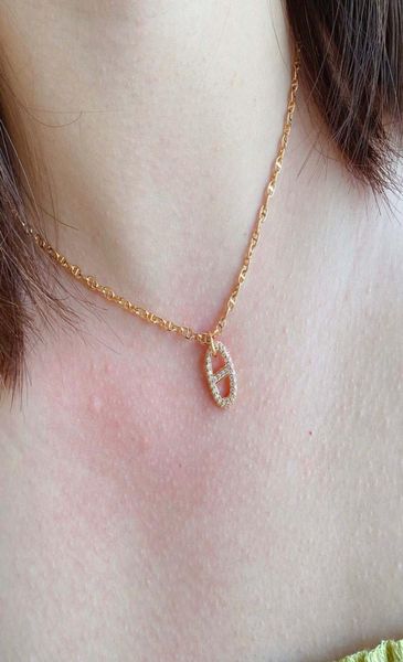 

2022 luxury quality pendant necklace with diamond in two colors plated ol clasp for women wedding jewelry gift have box stamp ps368377977, Silver