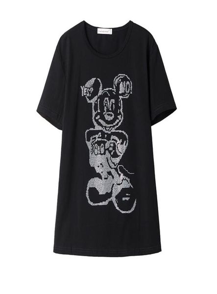 

women039s tshirt street leisure fashion cartoon diamonds shortsleeve female summer 2021 loose big size 5xl women tx1835403487, White