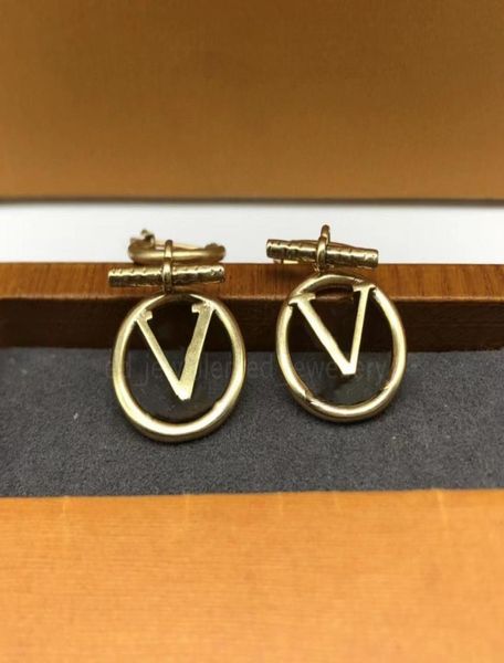 

brand jewelry designer hoop gold letter love earrings women039s party wedding couple gifts 925 silver alex ani1722408, Golden;silver