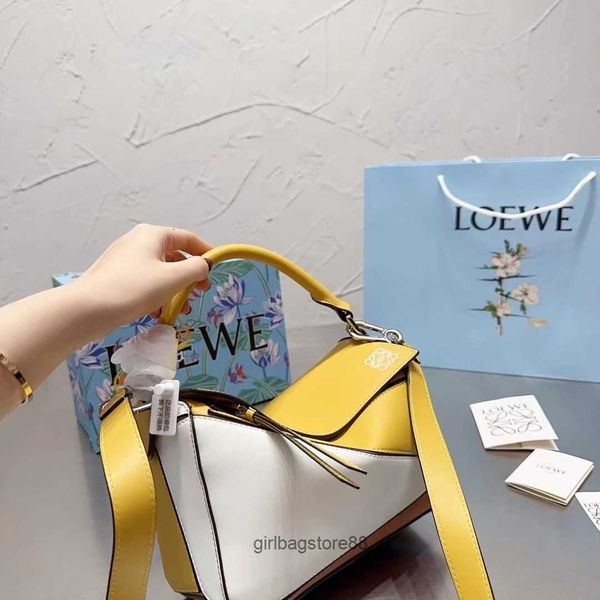 

classic lady lowe bag men purse body puzzle designer bags patchwork splicing women's diamond large capacity cross same shoulder 24cm uo