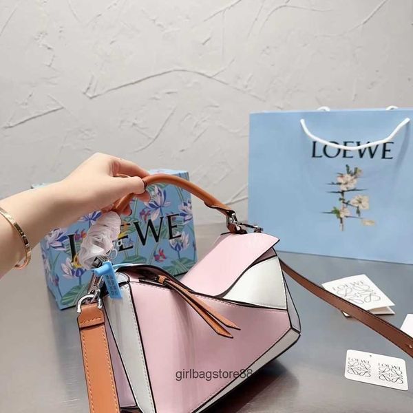 

lowe bag large lowe capacity puzzle classic body bag lady purse men designer bags cross patchwork splicing women's diamond same shoulde