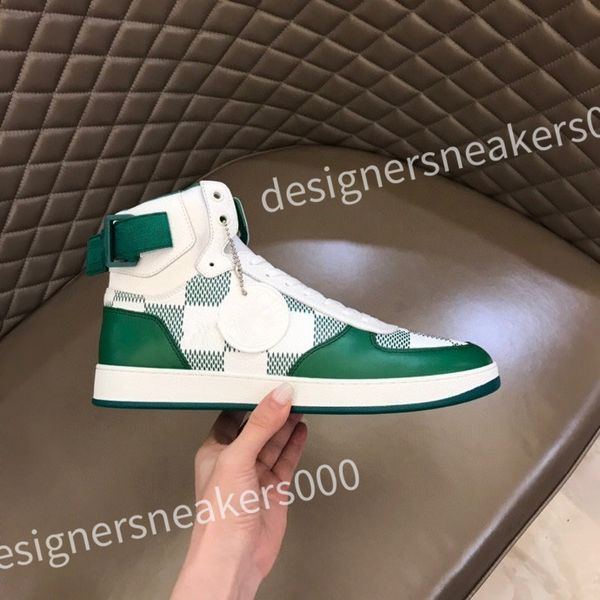 

new luxury brand casual shoes shoes retro men's leather lace-up fashion printing trainer sports women's casual sports small white, Black