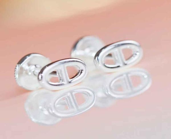 

luxurious quality s925 pure silver hollow shape stud earring for women and girl friend jewelry gift ps86544410724, Golden