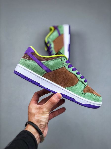 

with box veneer running shoes men women veneer deep purple autumn green sports sneaker