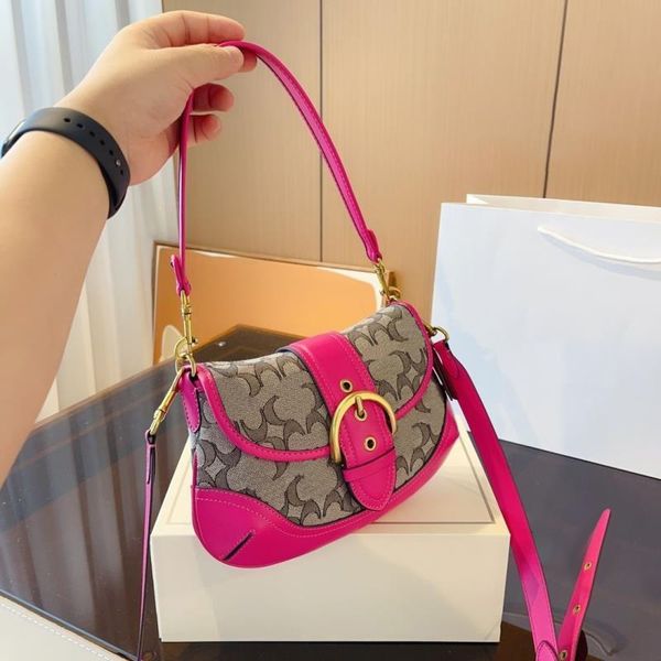 

womens designer saddle small cooachs soho bag underarm crossbody luxury canvas totes mens handbags two shoulder straps evening fashion leath