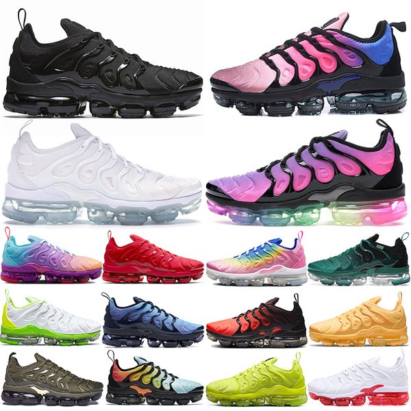 

max tn plus running shoes for men women vapor triple white triple blacks bleached aqua hyper violet grape be ture cool grey mens trainers ou
