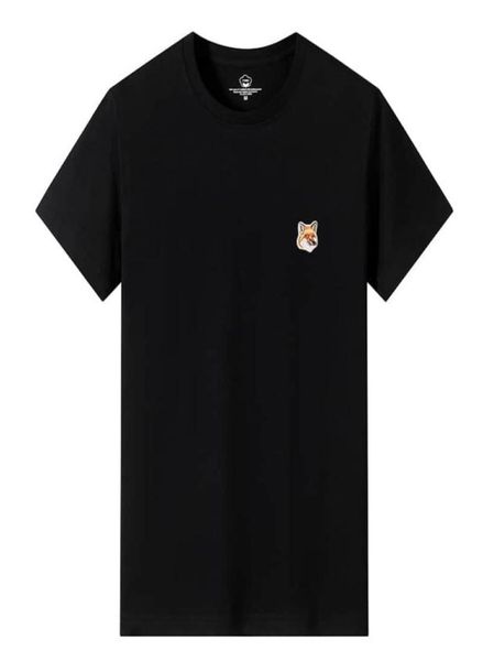 

mens luxury maison embroidered stretch cotton jersey tshirt male casual short sleeve street fashion loose hiphop 2206084629096, White;black
