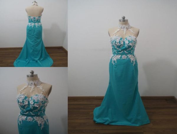 

2018 real pos mermaid bridesmaid dresses high neck lace appliques plus size long bridesmaid dress maid of honor gowns5915680, White;pink
