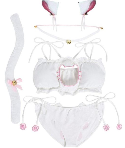 

costume women039s cosplay lingerie set kitten keyhole cute outfit8593714, Black