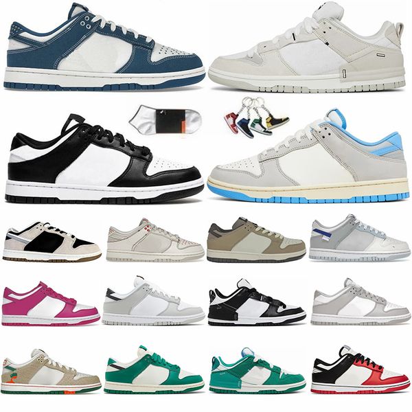 

designer luxury shoes panda low black white triple pink industrial blue pn dust plateforme sneakers flat women mens trainers des chaussures