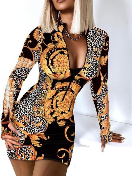 

casual dresses vestidos women039s dress 2021 fall letter print zipper design long sleeve thumb hole bodycon mini vest3808718, Black;gray