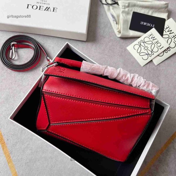 

designer bags bag lowe one puzzle handbag girl lady shoulder spain fashionable style crossbody leather geometric sweet spring summer 18cm wi
