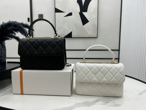 

10a super original quality lambskin chain shoulder bags 25cm lambskin luxury designer bag classic crossbody women handbag fashiontote bag cl