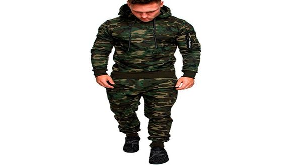 

new sportwear mens camo zipper tracksuits solid spring male workout tracksuit hoodie pants suit sets men sweatsuits1423035, Gray
