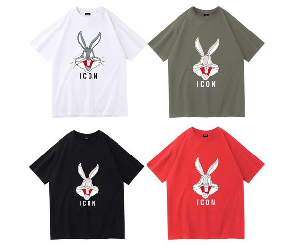 

icon mens printed shirts t shirts brand casual classic fashion personality trend for simple street short sleeve ic dt1106, White;black