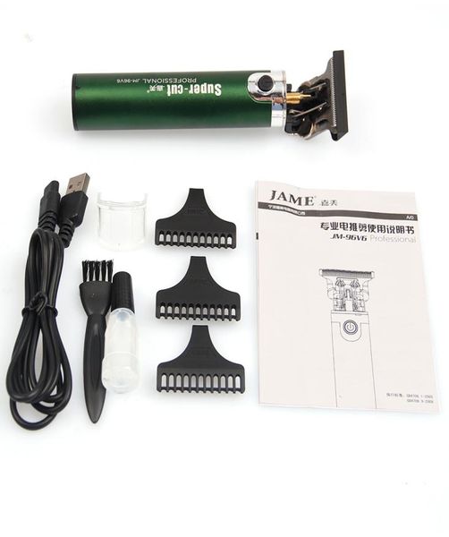 

usb rechargeable baldheaded hair clipper electric trimmer cordless shaver men barber hair cutting machine4062744