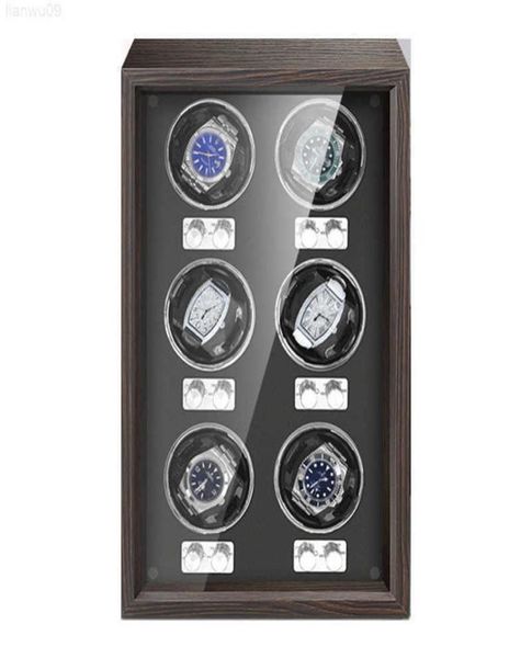 

winder box automatic wood luxury highend 6 slot automatic es box antimagnetic mute case clock s j220825 j220906237r8518245, Black;blue