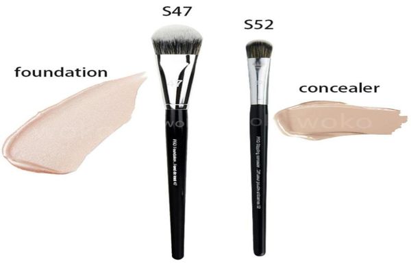 

pro 47 foundation brush cream liquid concealer buffer makeup angled broom tools 22061077199849776105