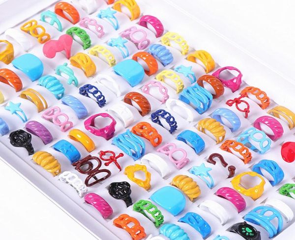 

women039s fashion geometry painting metal jewelry cluster rings for party gift size adjustable5177282, Golden;silver
