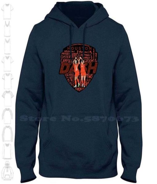 

houston dash nwsl long sleeve hoodie sweatshirt rachel daly mewis groom simon schmidt stengel oyster fields dashtfon dash g10074528380108, Black
