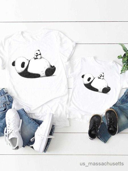 

family matching outfits panda love family matching outfits women kid child summer mom mama girl boy mother tshirt tee t-shirt clothes clothi, Blue