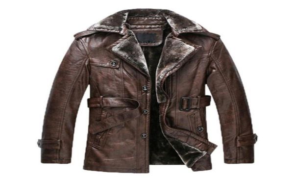 

fall2016 new brand men genuine leather fur wool jacket coat man pu leather parka male outwear plus big size 3xl jaqueta de couro4063134, Black