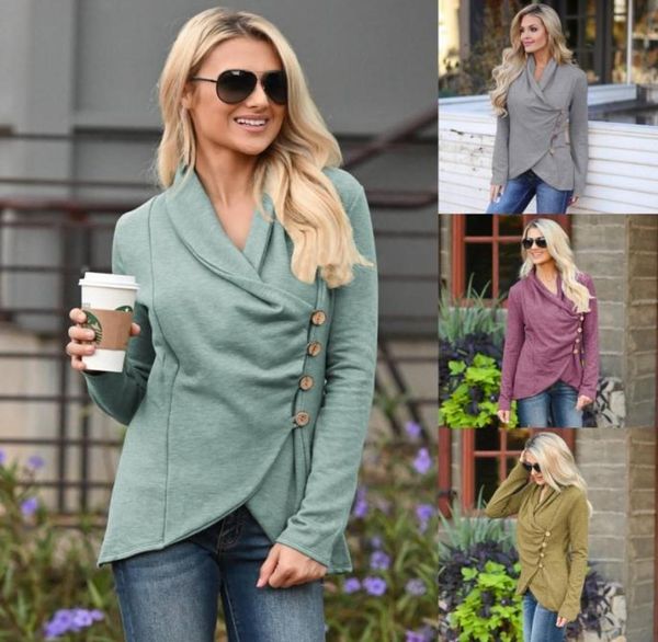 

womens coats jackets autumn winter new casual woman irregular fashion loose streetwear female fall sweatshirts clothing3177712, Black;brown