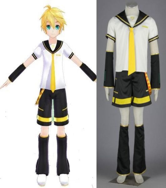 

vocaloid kagamine len cosplay costume halloween01234565775379, Black