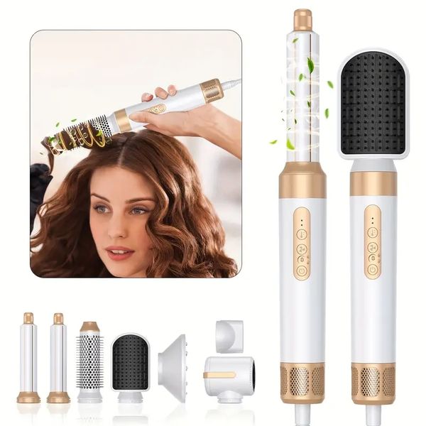 

7-in-1 portable air brush: get professional hair styling results at home