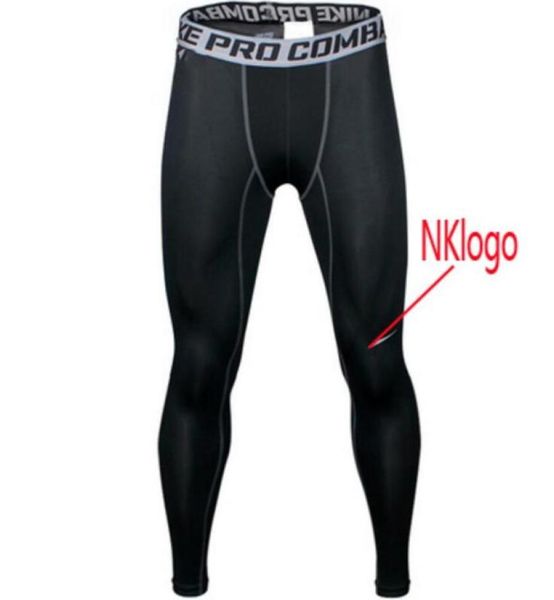 

new 2021 sports tights pro combat basketball pants men039s fitness quickly dry pants running compression gym joggers skinny pan7971861, Black