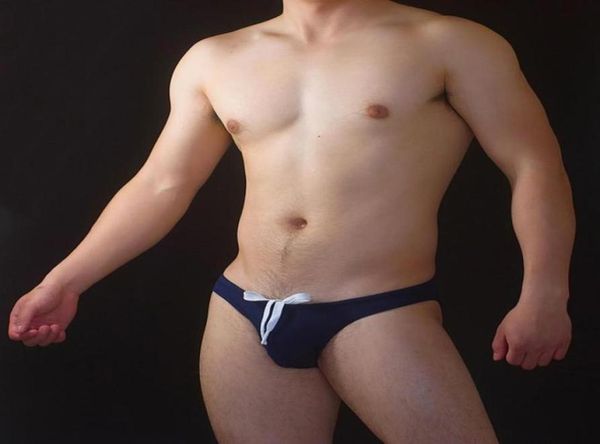 

lh15 black dark blue tight low waist swimwear 2020 men beach board shorts surf briefs swimsuits gay swimming bikinis sunga1901084, White;black