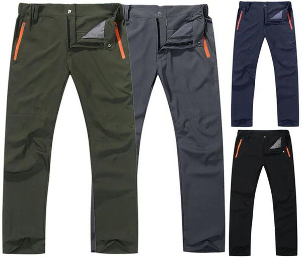 

men039s pants man cargo walking hiking camping long trousers outdoor jogging casual2523094, Black