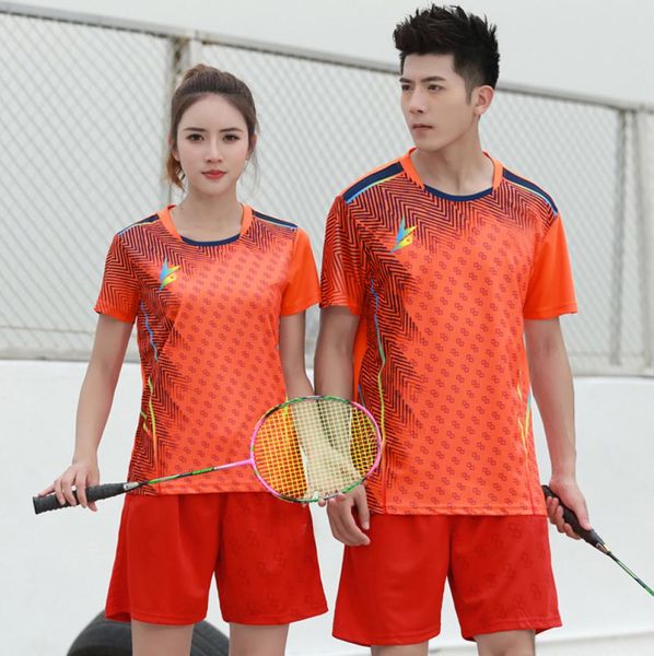 

new badminton clothes men039s and women039s short sleeve quick drying shorts sportswear table tennis tshirt tennis shirt tr2582592, White;black