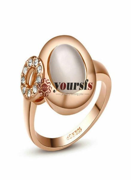 

yoursfs fashion woman 18k gold plated crystal opal ring gift3457446, Silver