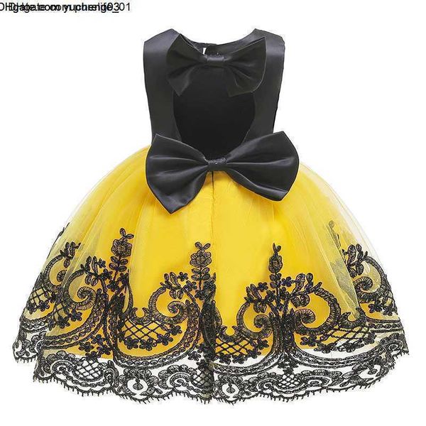 

for christening dresses girls birthday party wedding children bowknot lace tutu princess christmas clothes, White