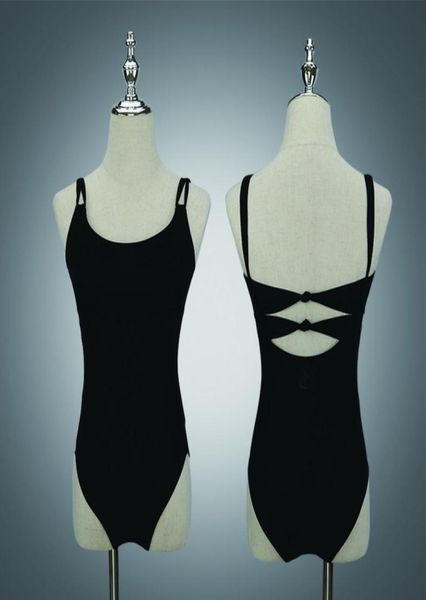 

back dance leotards with mesh combined front ballet wear a202889460639244180, Black;red