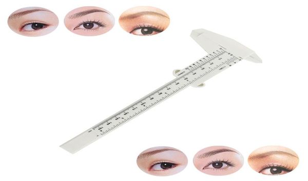 

2017 eyebrow stencils 1pc microblading reusable makeup measure eyebrow guide ruler permanent tools stencils5090895