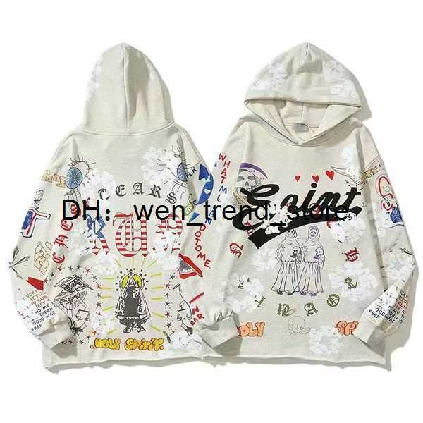 

fashion mens luxury designer hoodies men pullover hellstar blue yoga hoodios printing long sleeve street hip-hop clothing 3 zd1p, Black