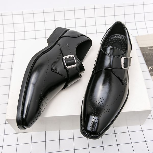 

dress shoes italian men wedding party casual loafer male designer flat zapatos hombre plus size 48 230810, Black