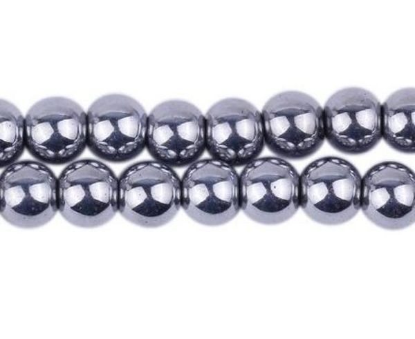 

8mm 10mm 200pcslot high power hematite round bead beads 019451055, Crystal
