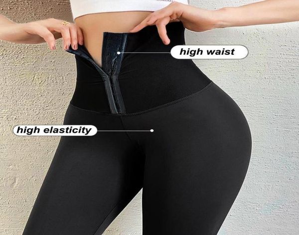 

athvotar women legging for fitness ladies push up sports high waist legging women corset slim leggings sportswear pants3177016, Black