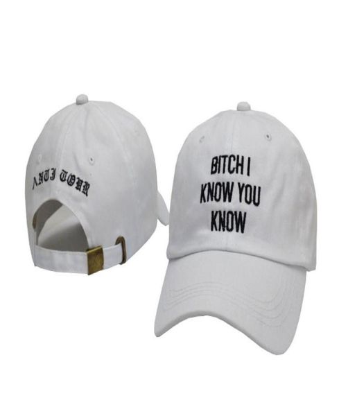 

rihanna hat bitch i know you know letter dad hat anti tour baseball cap hip hop women men adjustable strapback trucker hat bob1400194, Black;white