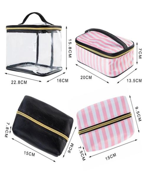 

4pcs cosmetic bags set portable makeup tools organizer case toiletry pouch travel box accessories supply product3189720