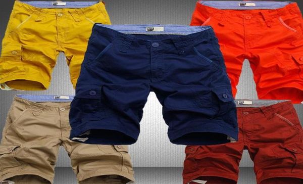 

wholemens shorts army summer style new fashion board cargo shorts multie pockets casual shorts male big plus size 40 42 44 kn9188457, White;black