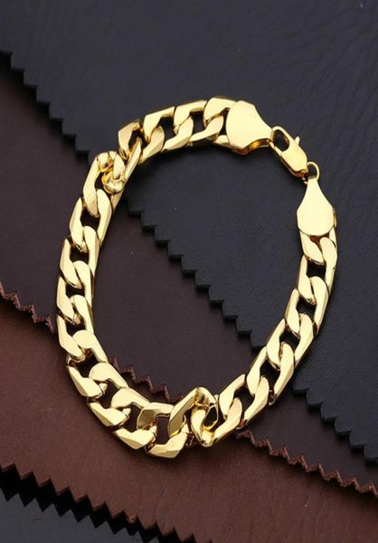 

noter hiphop rock mens chain bracelet minimalist metal link brazalete for hombre punk accessories male camping jewelry armband49727184126, Golden;silver