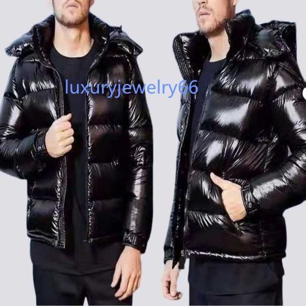 

2023ss winter men's down jacket r brand fashion men's baseball uniform long sleeve down parka sports coat windproof warm street cl, Black