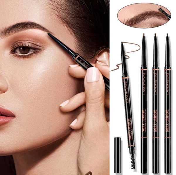 

waterproof eyebrow tattoo pen brow enhancer automatic rotation double head eye makeup natural longlasting6511686